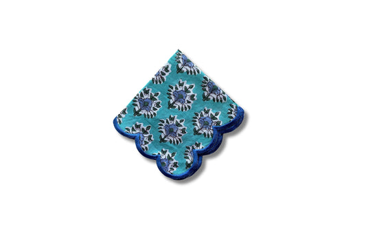 Charm Embroidered Cocktail Napkin - Set of 4