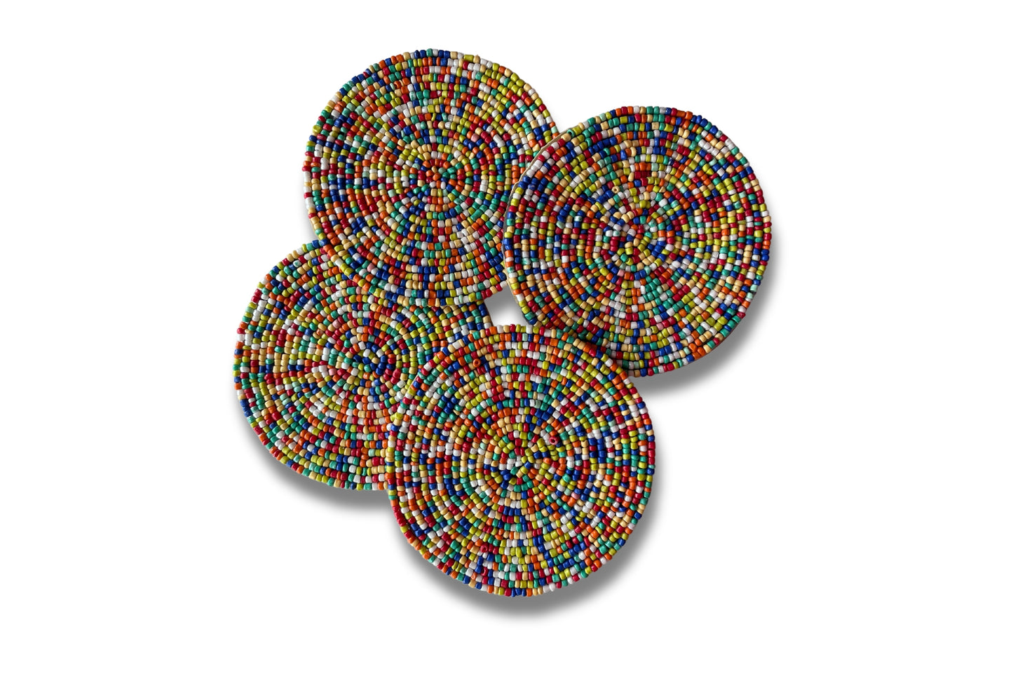 Kaleidoscope Beaded Coasters