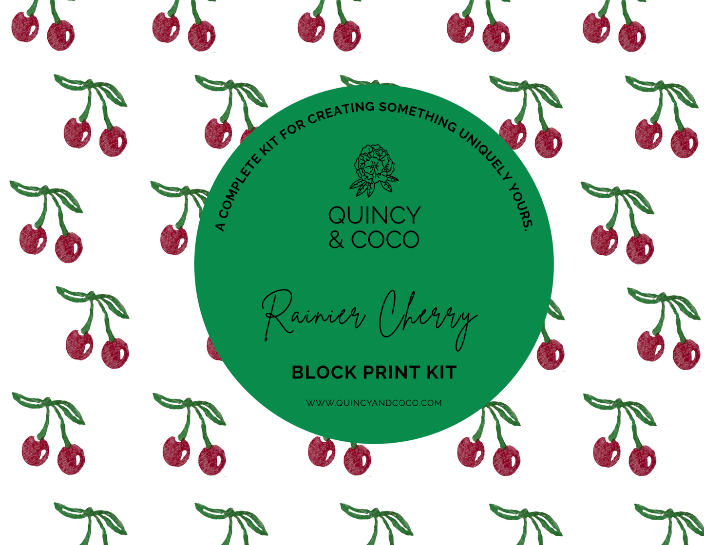 Rainier Cherry Block Print Kit