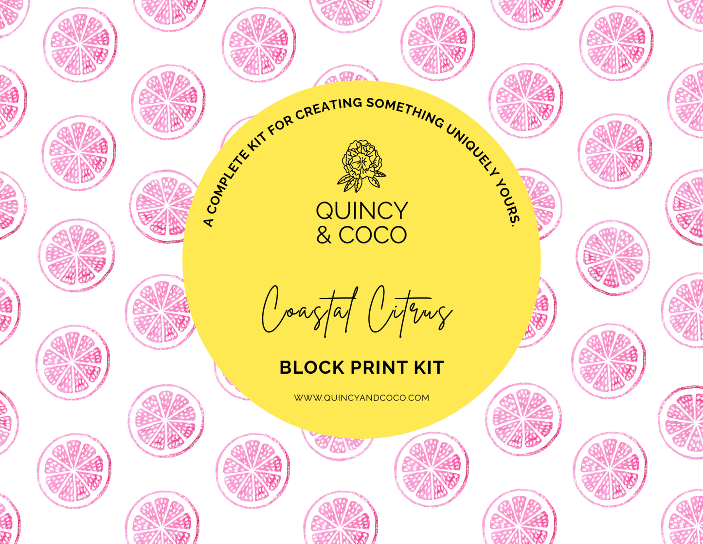 Coastal Citrus Block Print Kit
