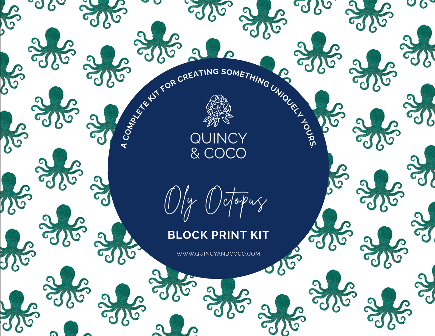 Oly Octopus Block Print Kit