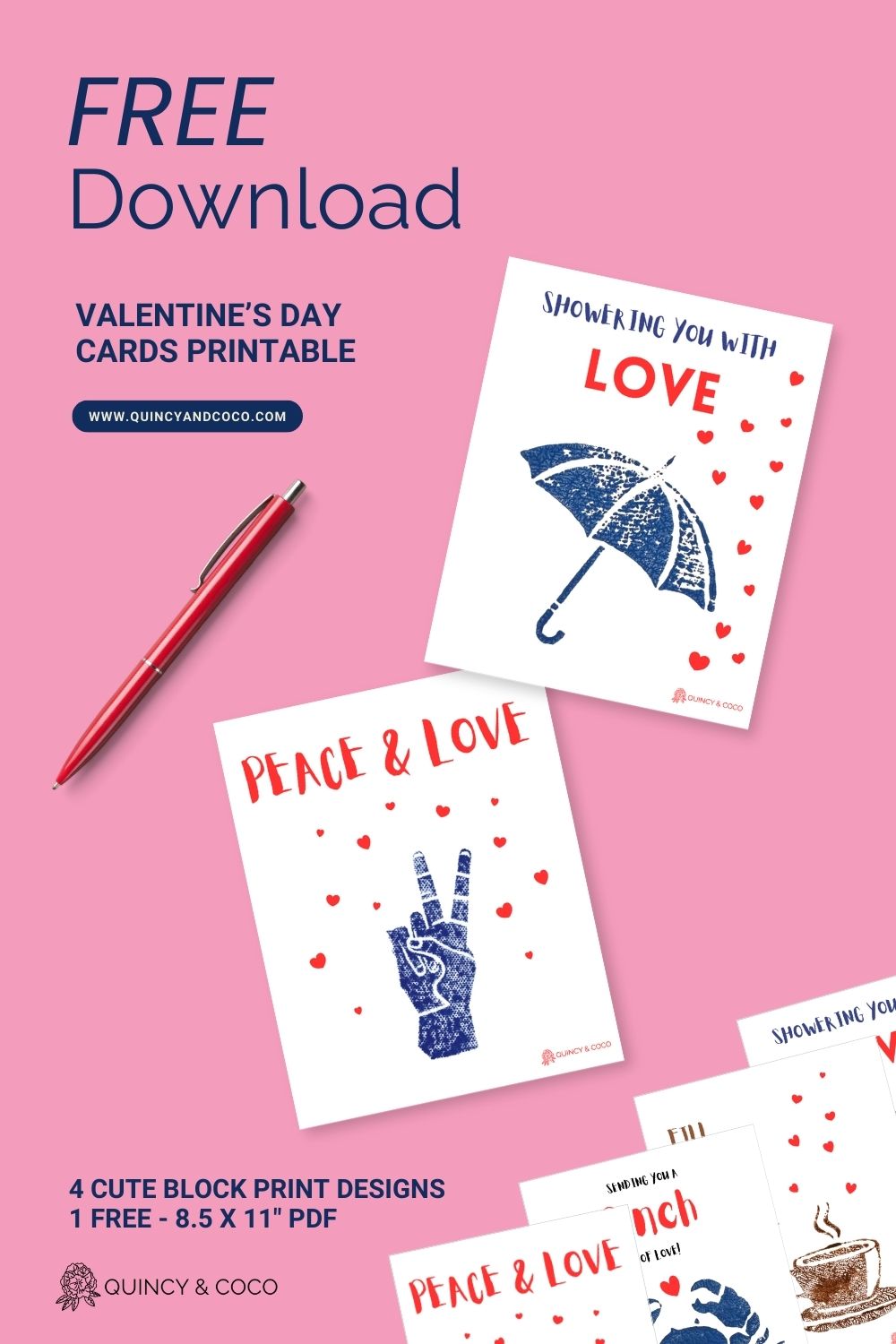 Valentine Cards - Digital Download