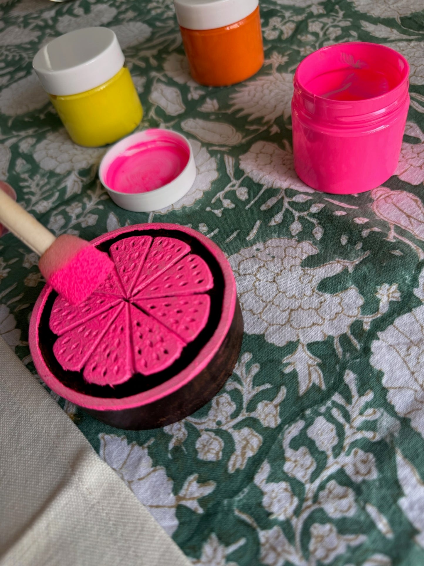 Coastal Citrus Block Print Kit