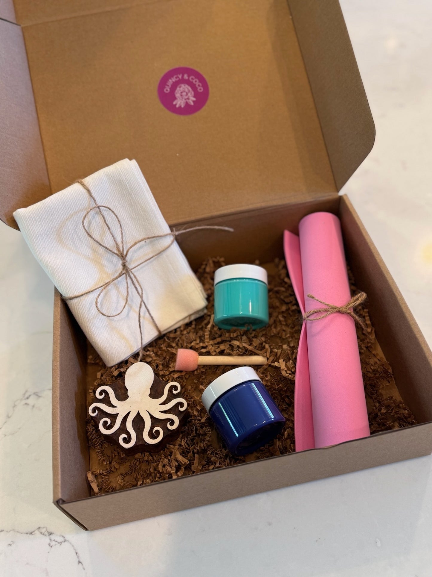 Oly Octopus Block Print Kit