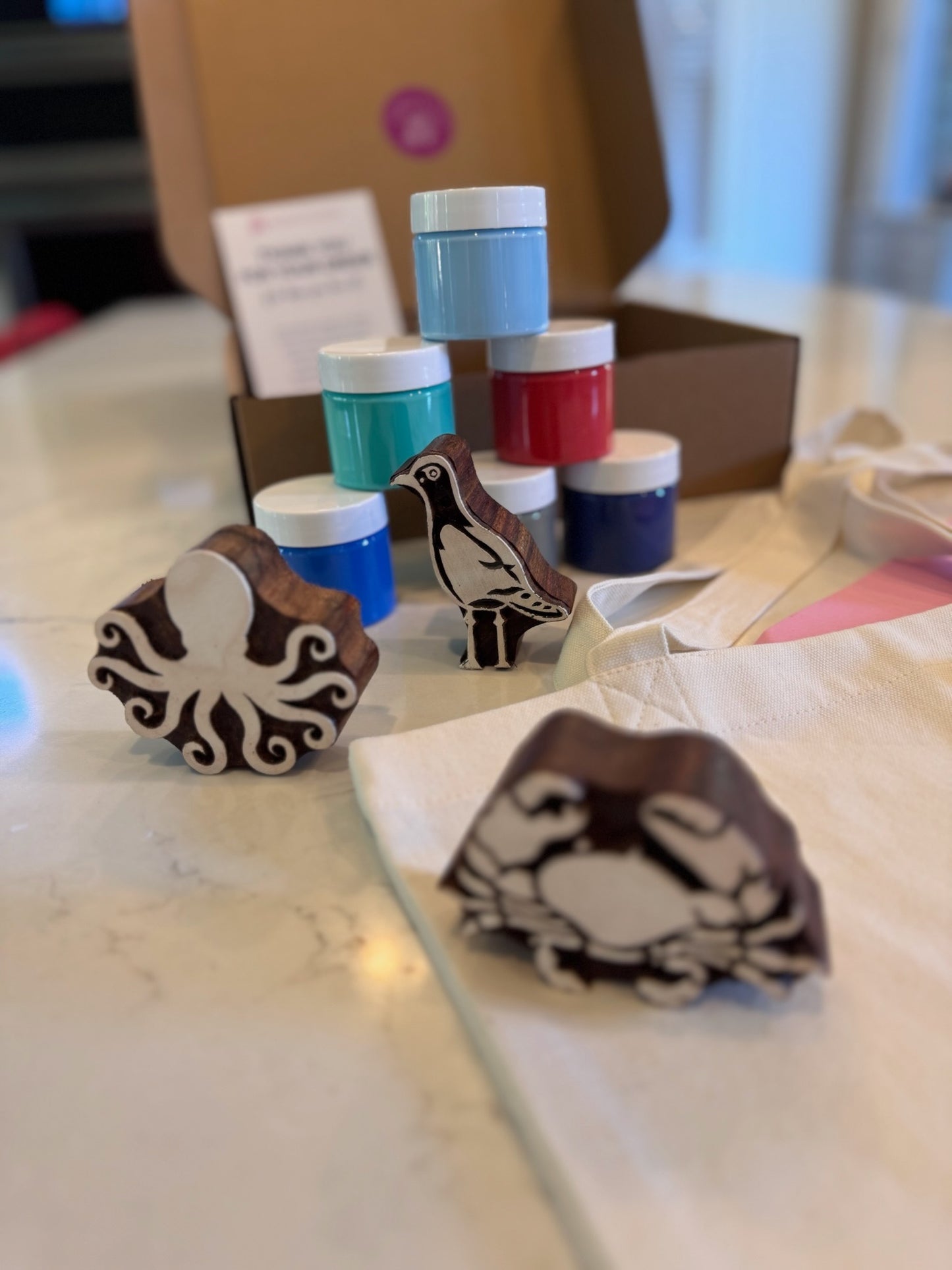 Oly Octopus Block Print Kit