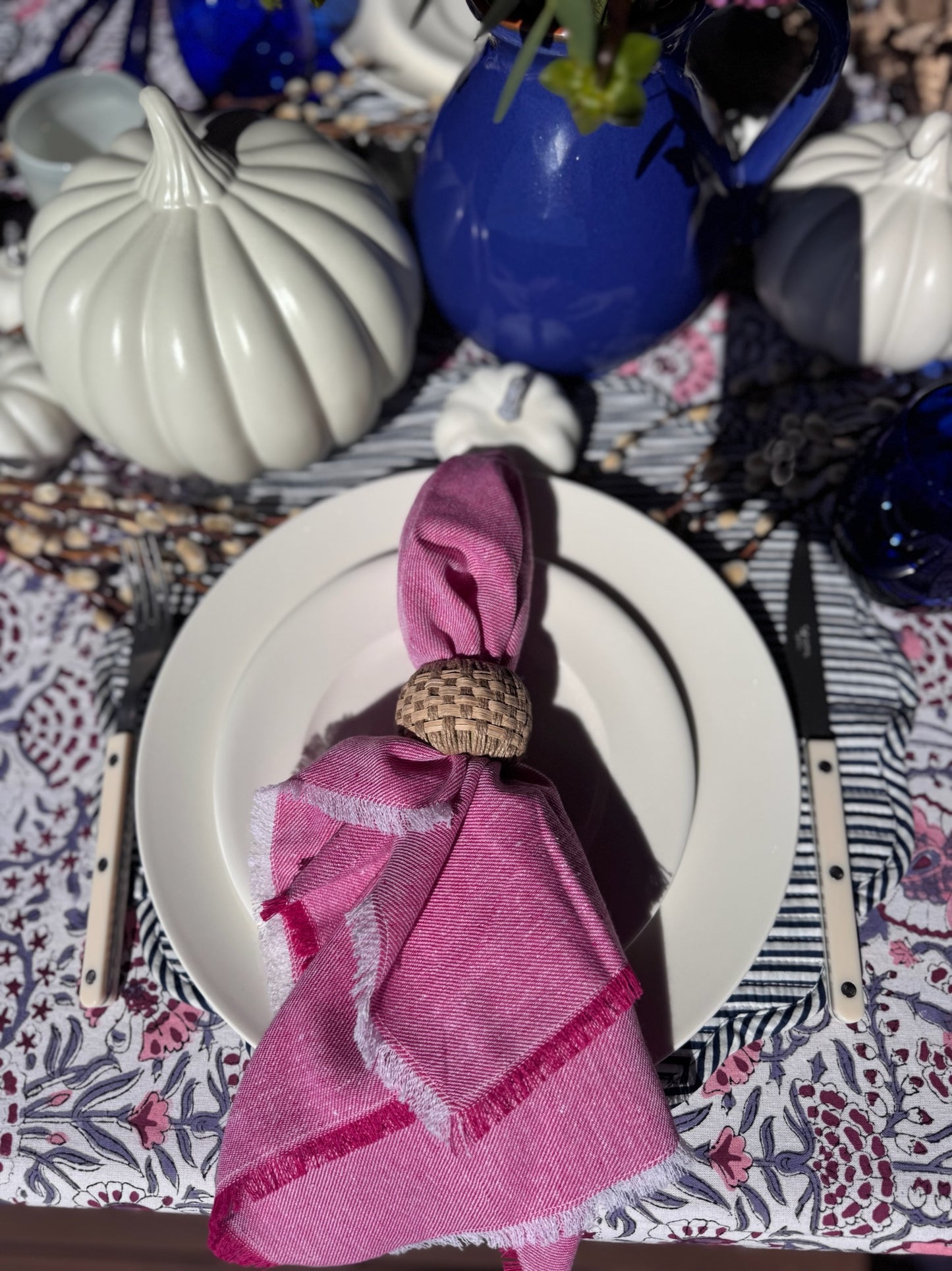 Rattan Napkin Rings - Set of 4