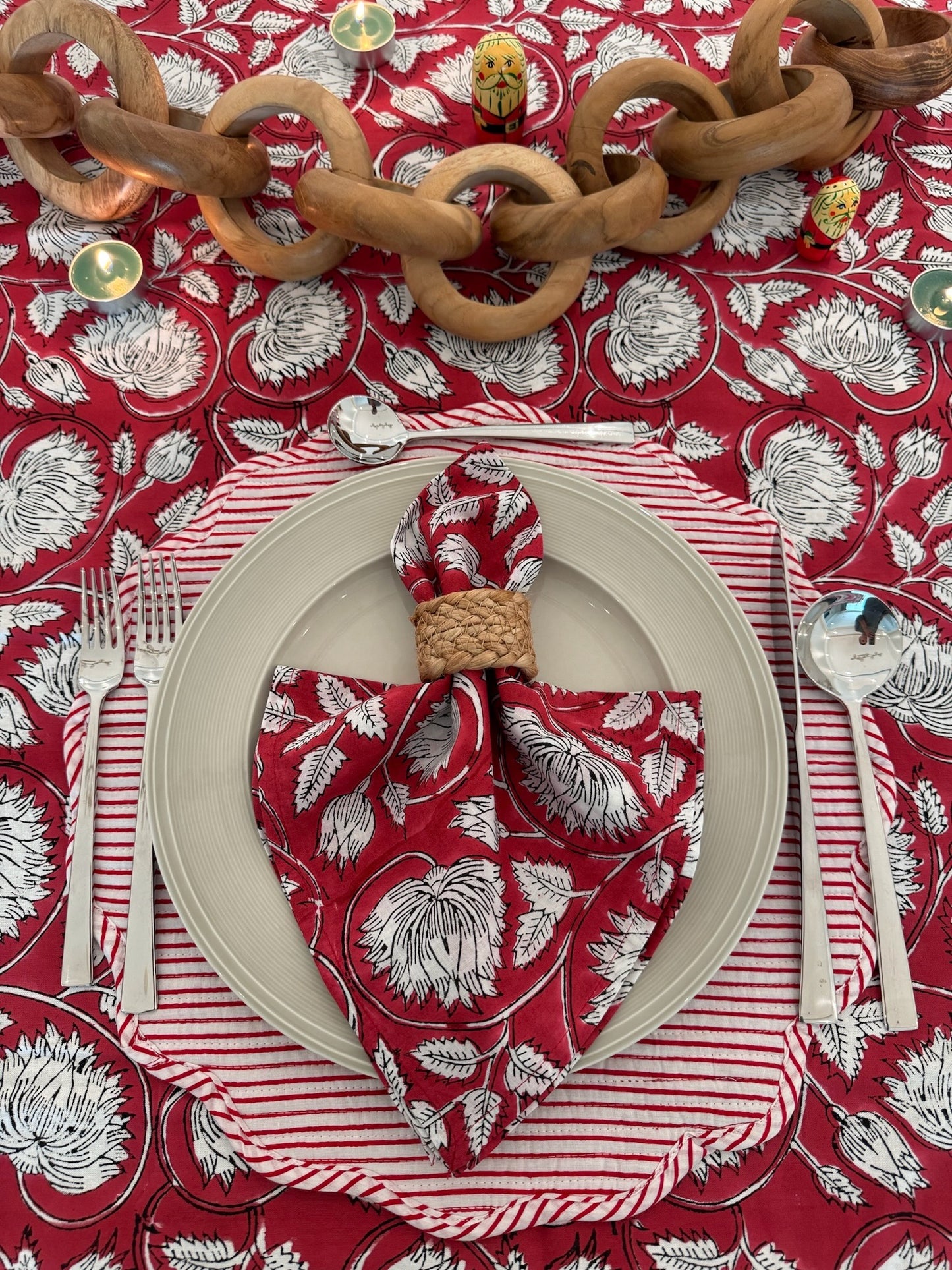 Ruby Rectangle Tablecloth