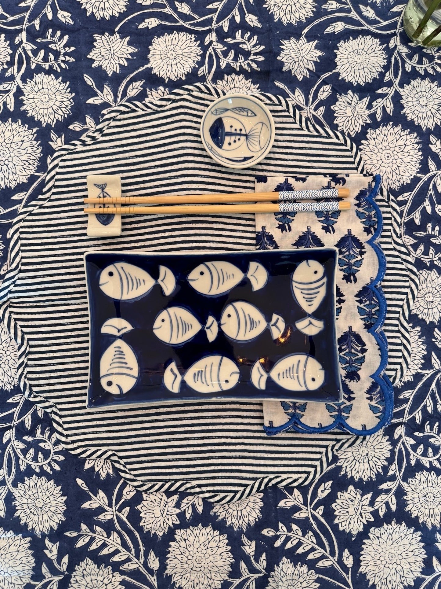 Hood Embroidered Napkin - Set of 4