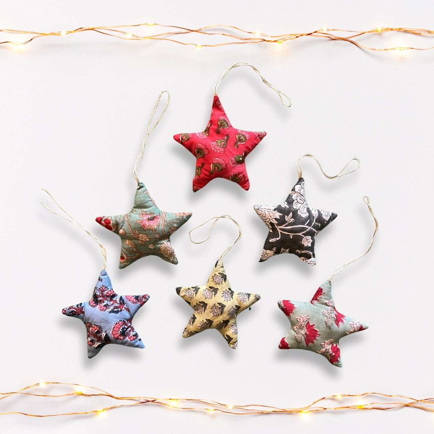 Handsewn Star Ornament