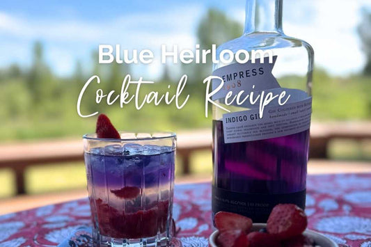 4th of July Cocktail Recipe: The Blue Heirloom (Indigo Gin Based Cocktail)