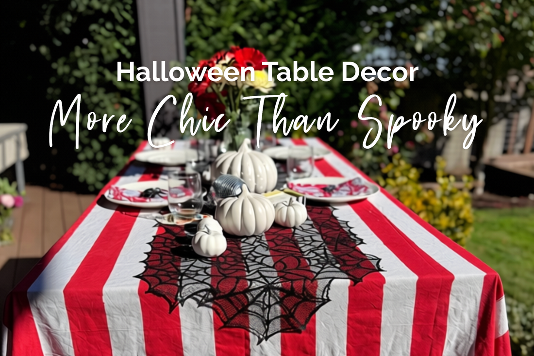 Halloween Table Décor: A Grown-Up Table That’s More Chic Than Spooky