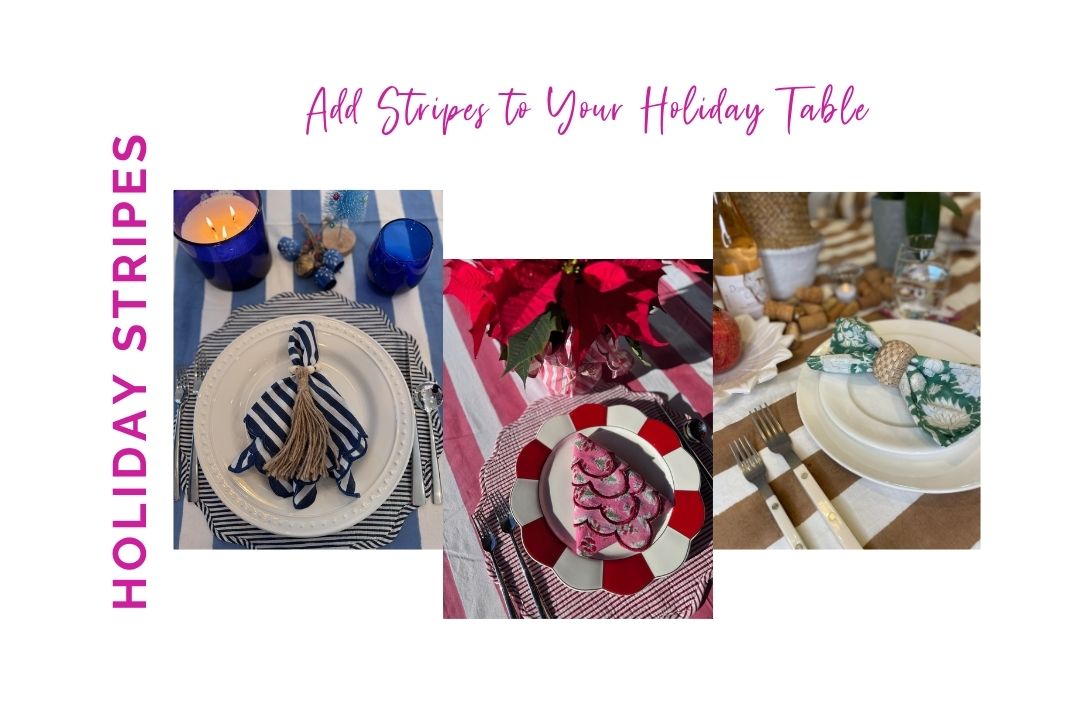 Classic Stripes: How to Use a Striped Tablecloth on Any Holiday Table