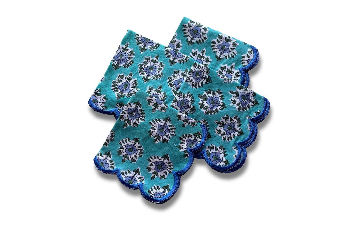 Charm Embroidered Cocktail Napkin - Set of 4