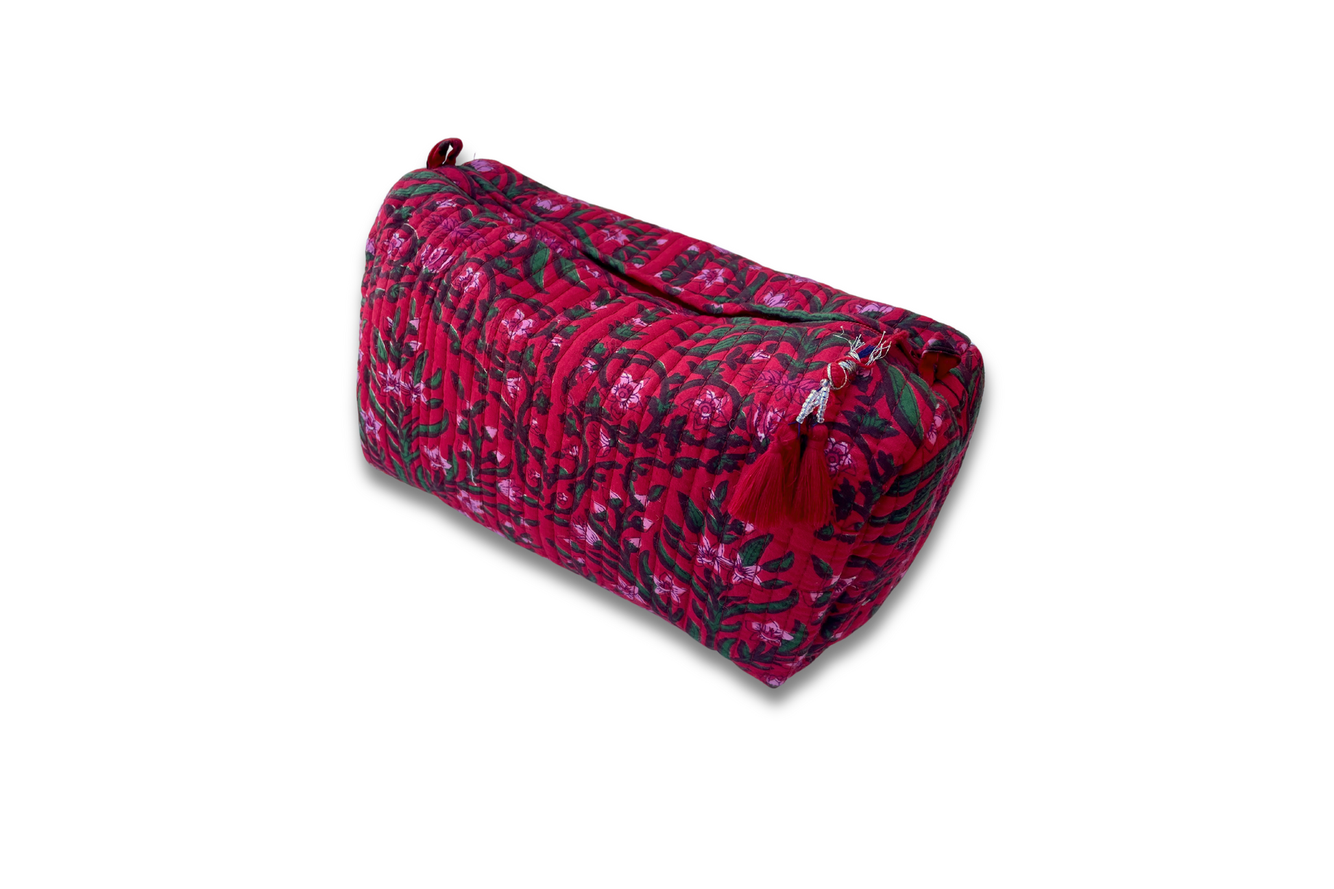 cylinder toiletry travel bag pouch Blooms Toiletry Bag