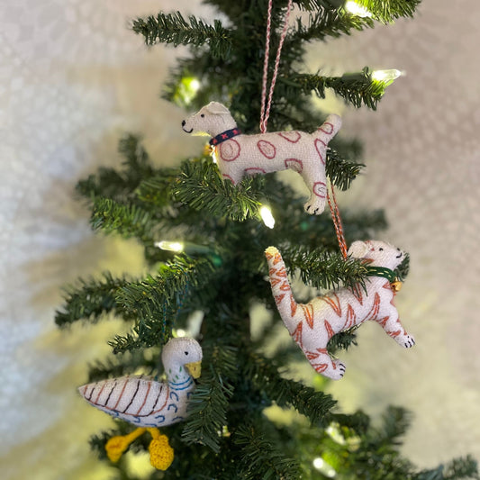 Farm Animal Ornament - Cat