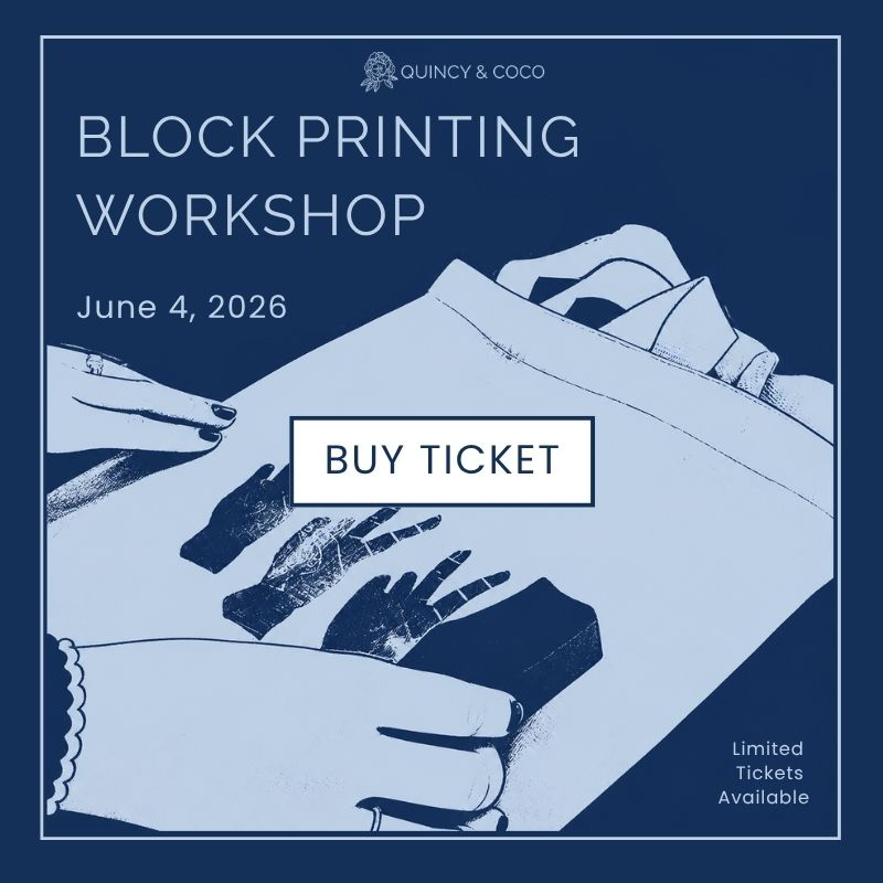 Block Print Workshop - Ticket