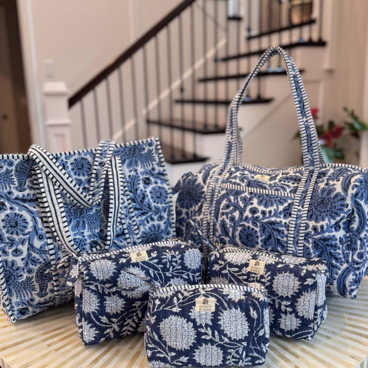 Cascade Quilted Weekender Duffel