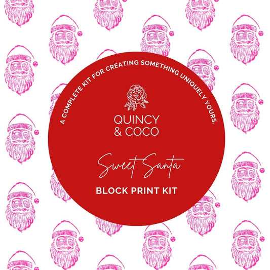Sweet Santa Block Print Kit