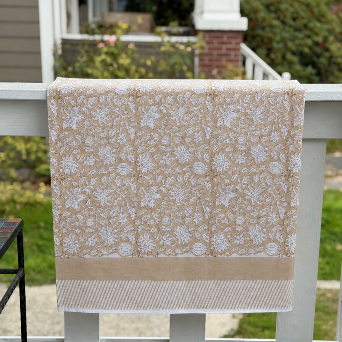 Fall Fields Light Tablecloth