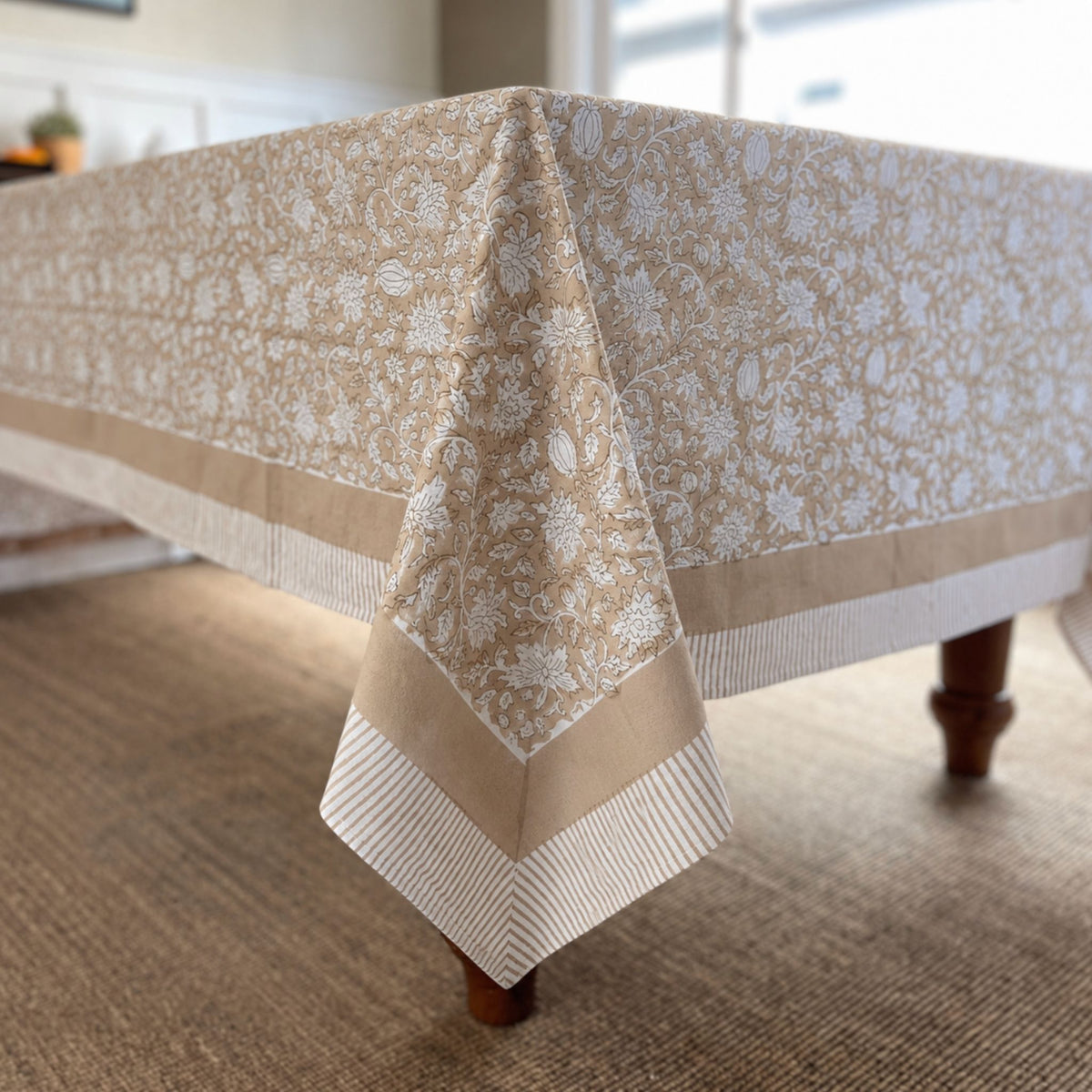 Fall Fields Light Tablecloth