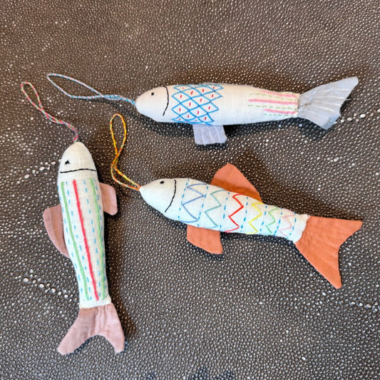 Fish Ornaments - Set of 3