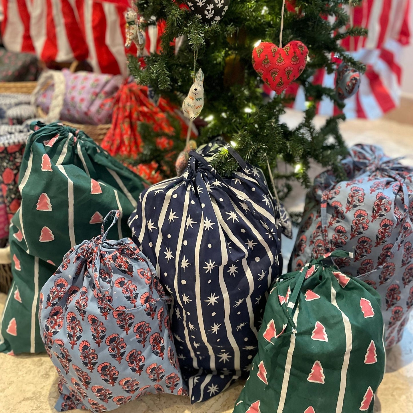 Cotton Drawstring Gift Sacks