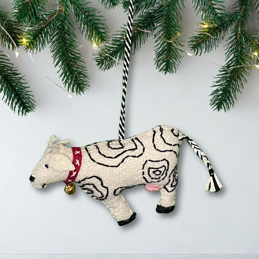 Farm Animal Ornament - Cow
