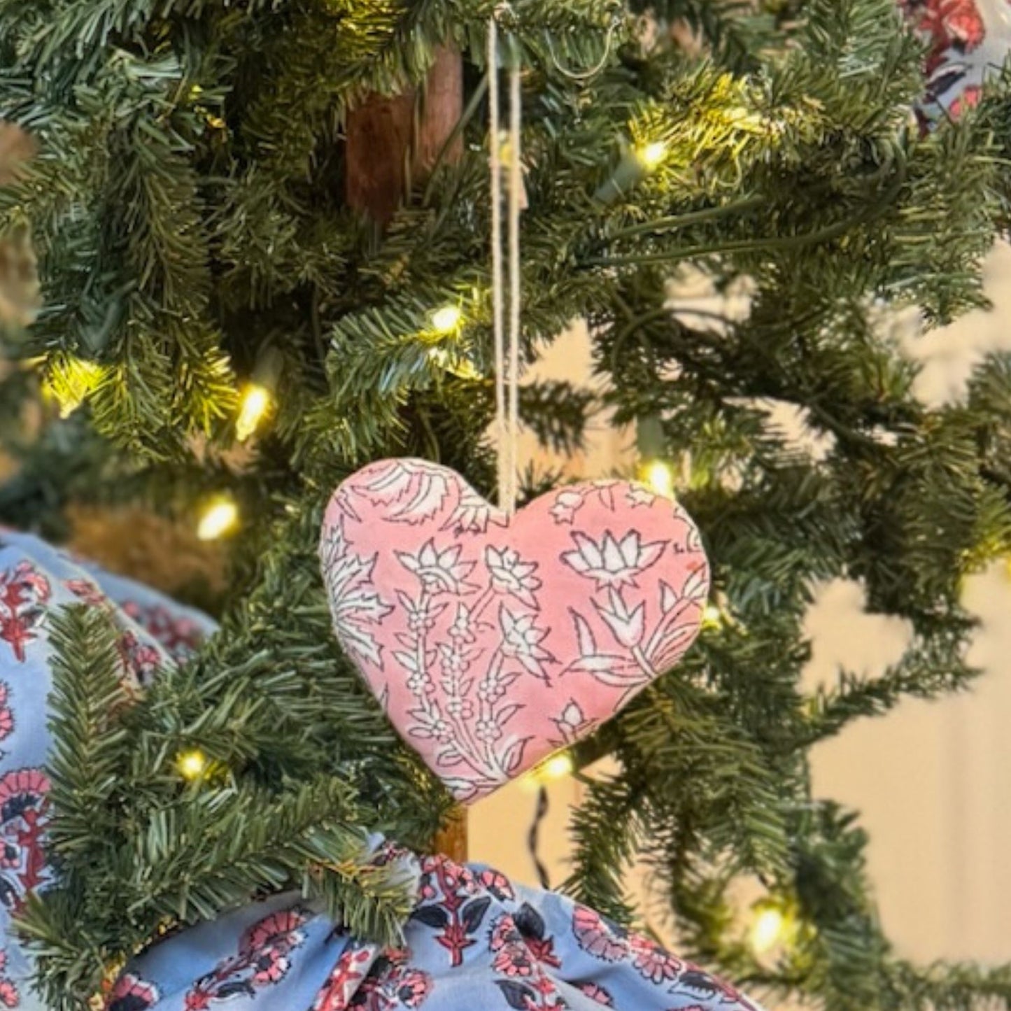 Handsewn Heart Ornament