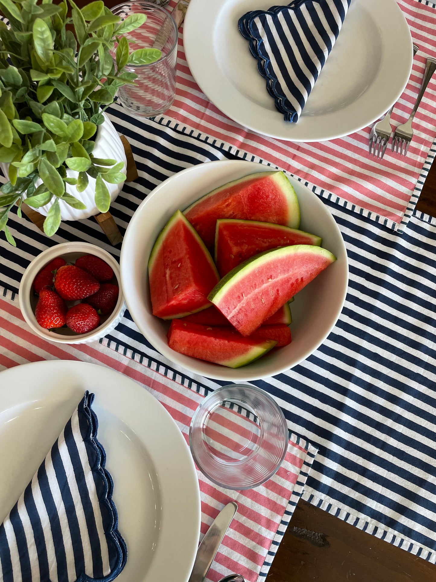 Baker Reversible Placemats - Set of 4