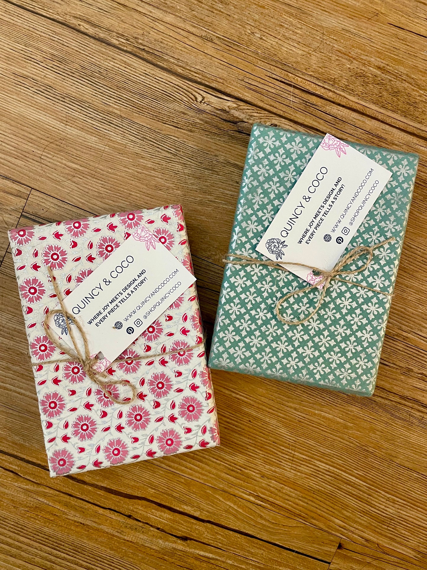 Blank Note Cards - Block Print - Set of 10