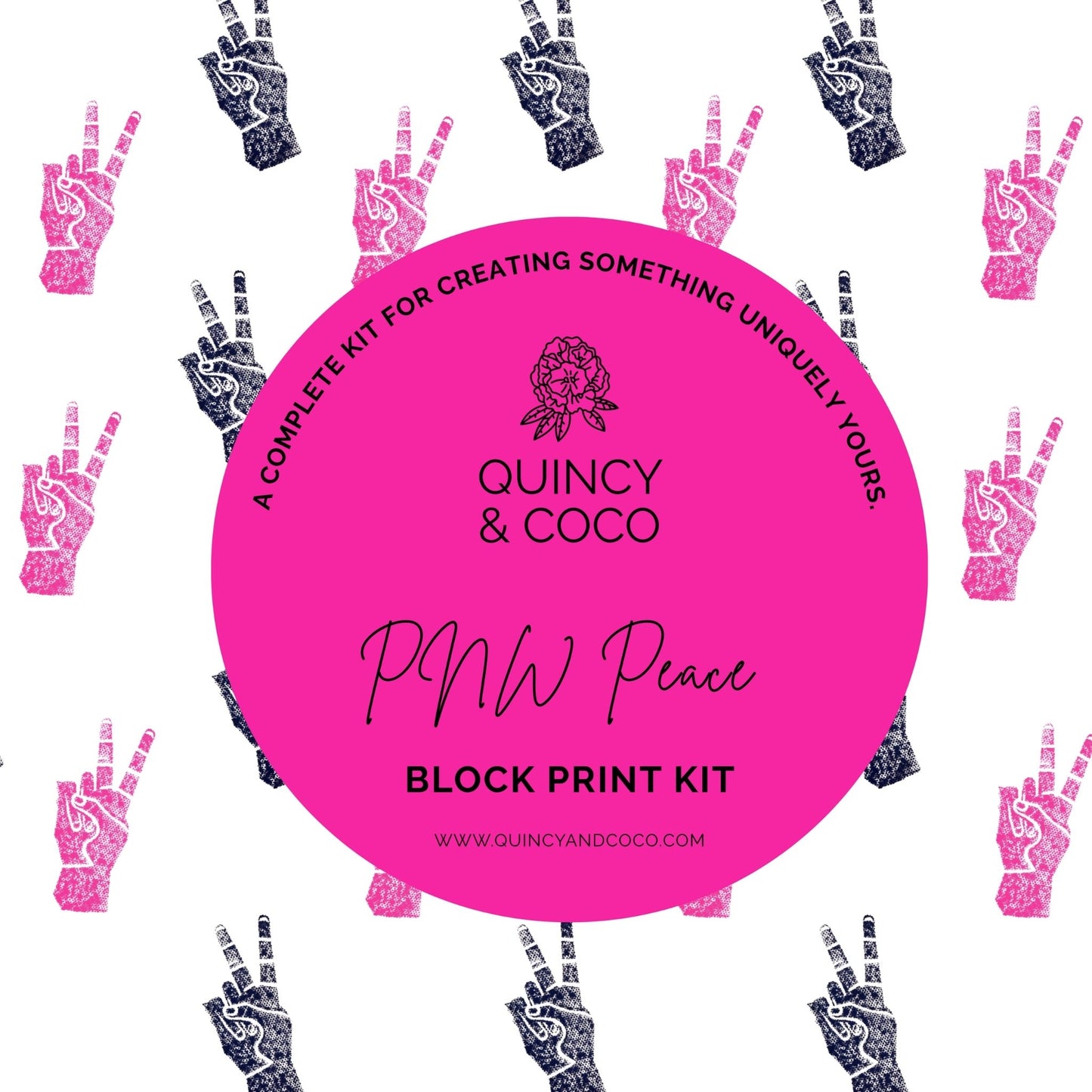 PNW Peace Block Print Kit