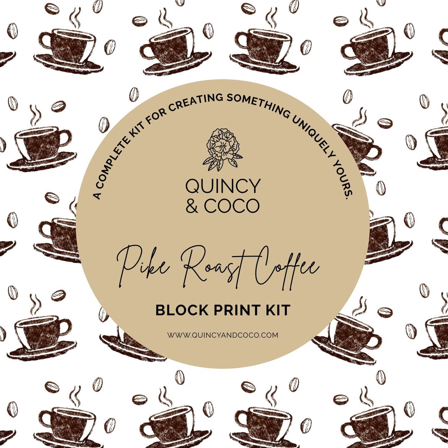 Pike Roast Coffee Block Print Kit