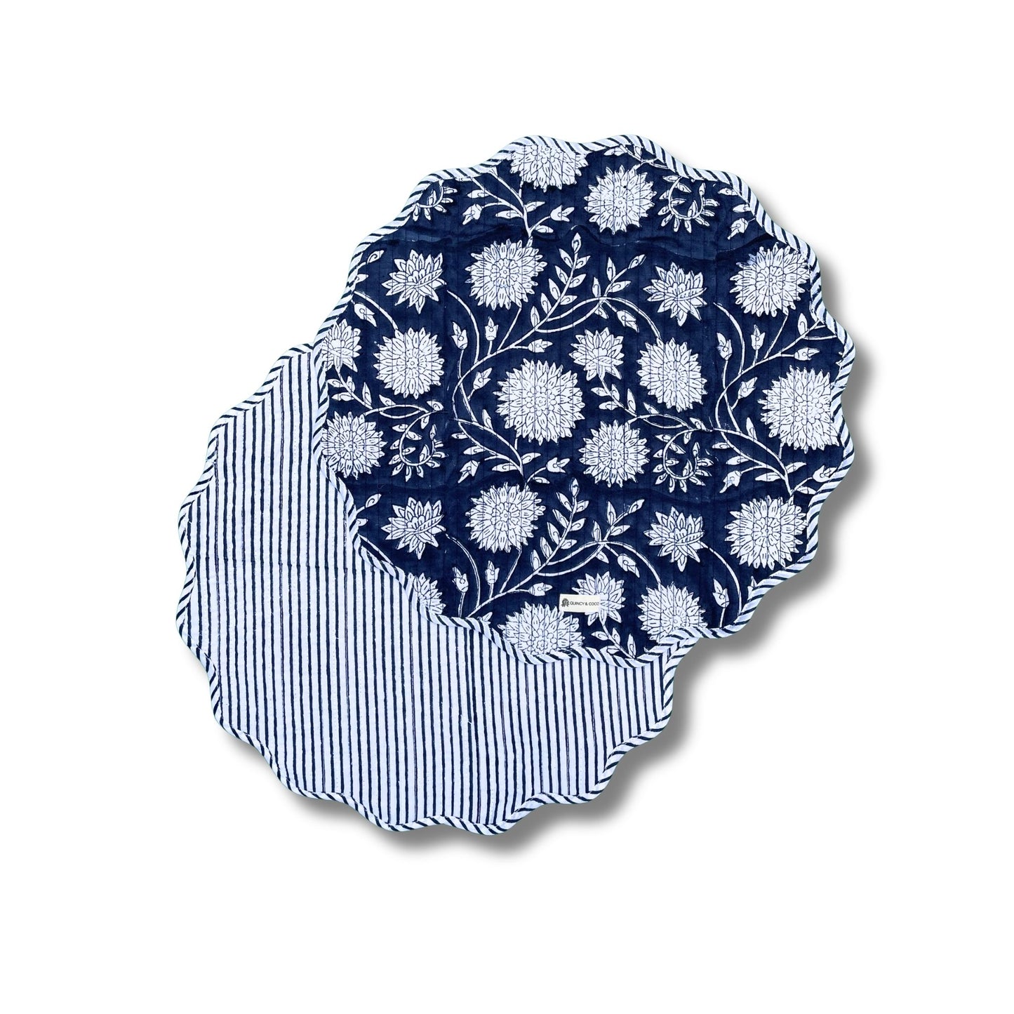 Sapphire Round Placements - Set of 4