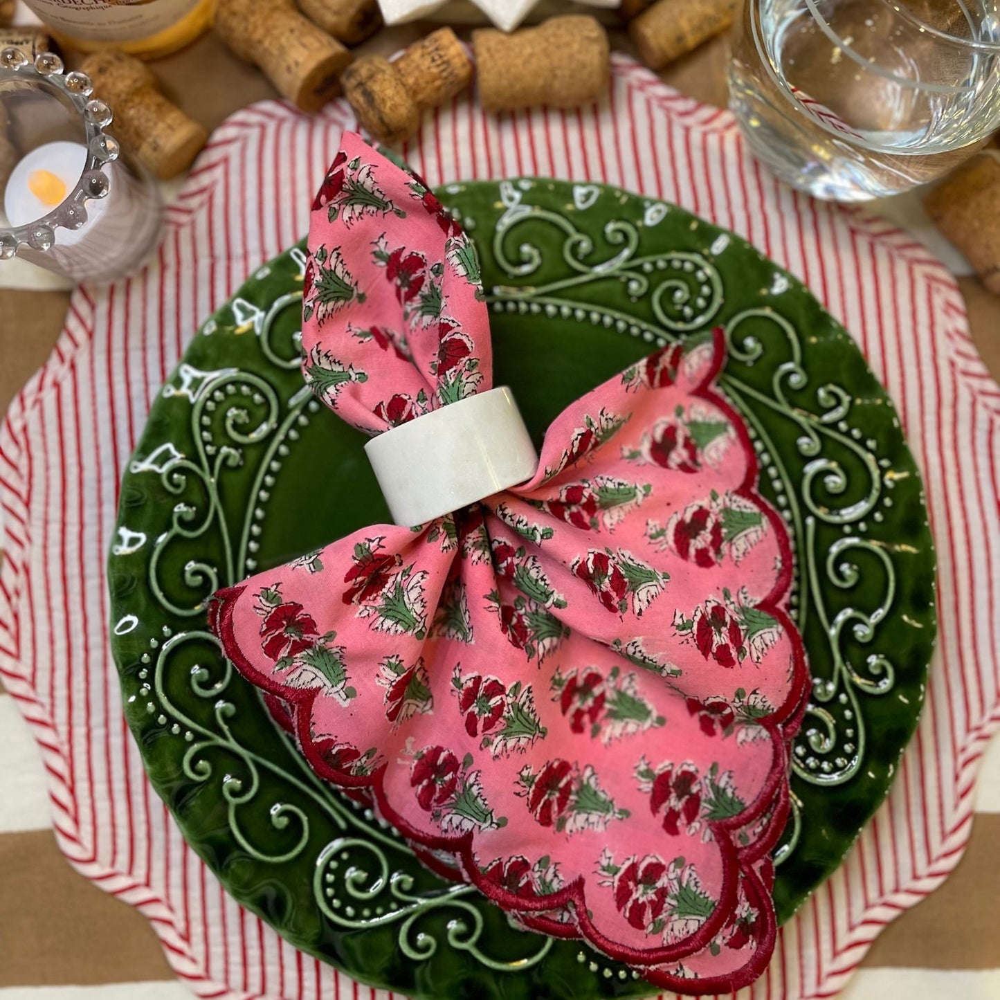 Ruby Round Placemats - Set of 4