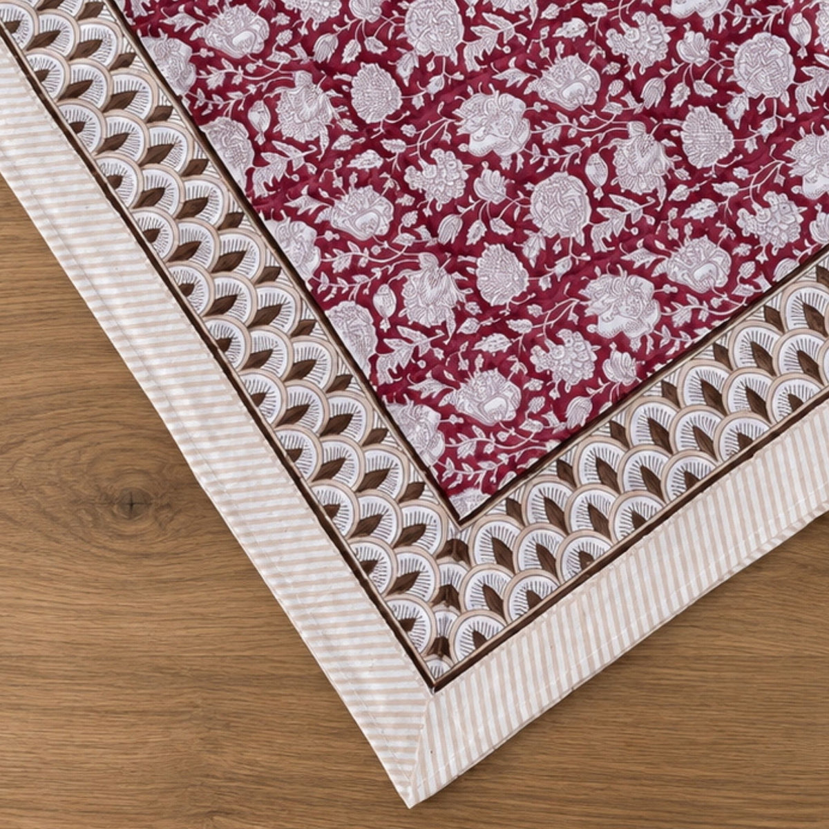 Pinot Block Print Tablecloth