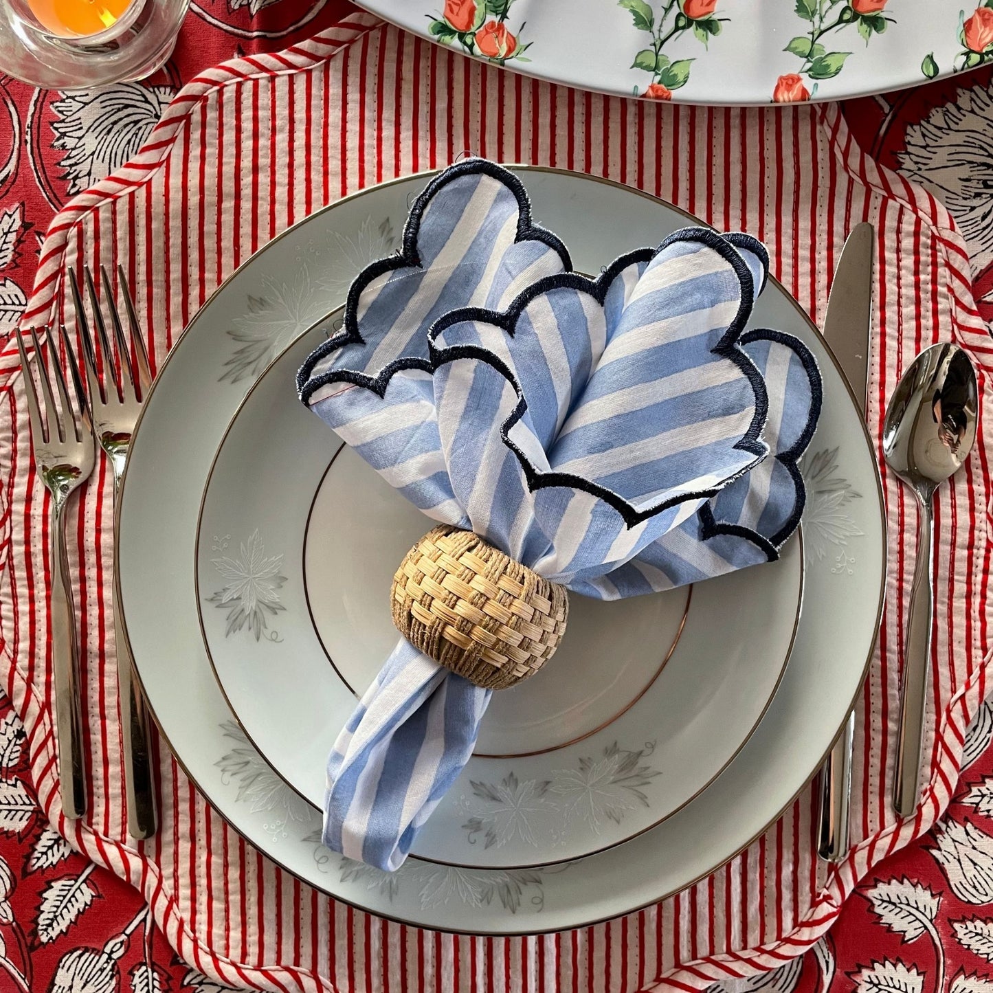 Ruby Round Placemats - Set of 4