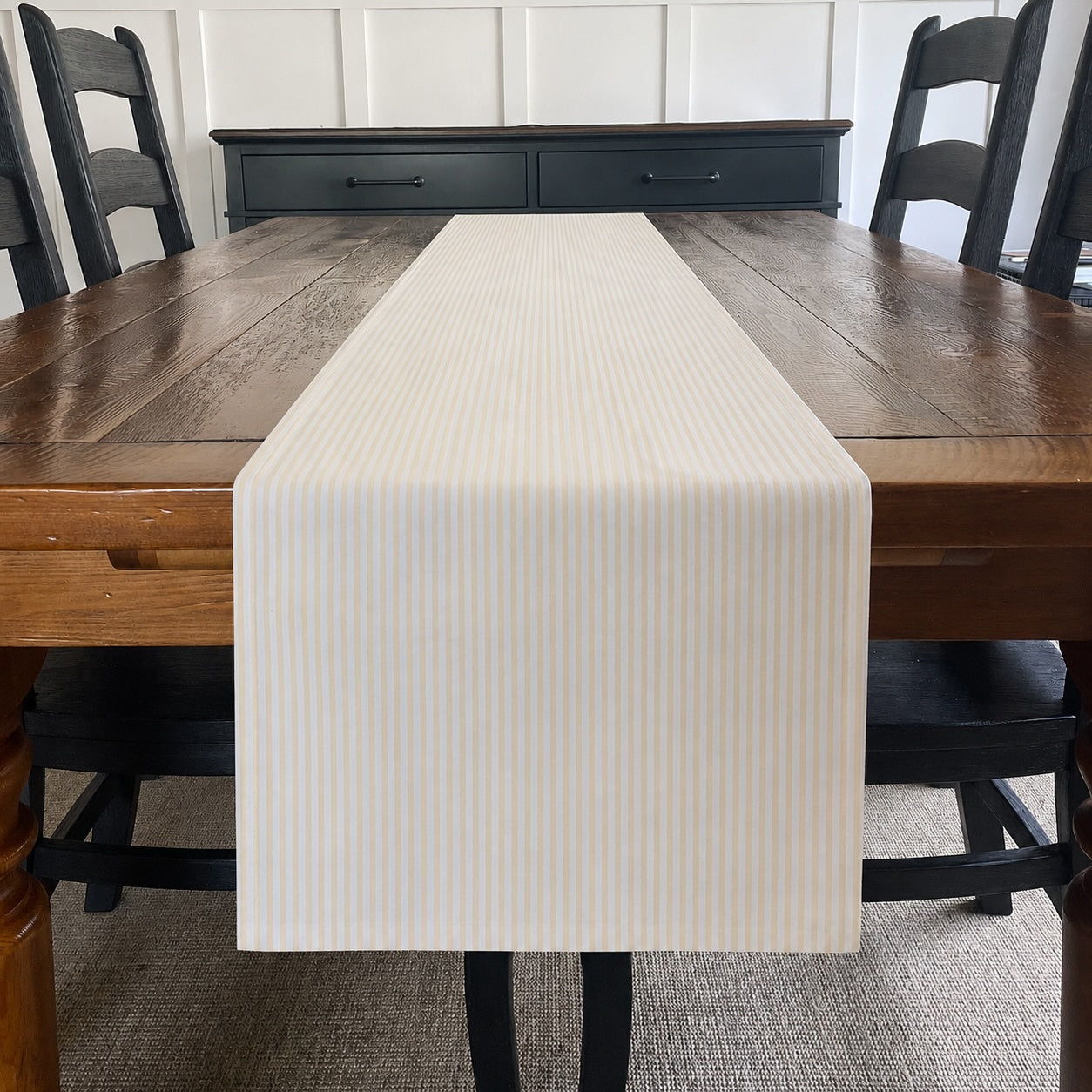 Yellow Stripe Table Runner