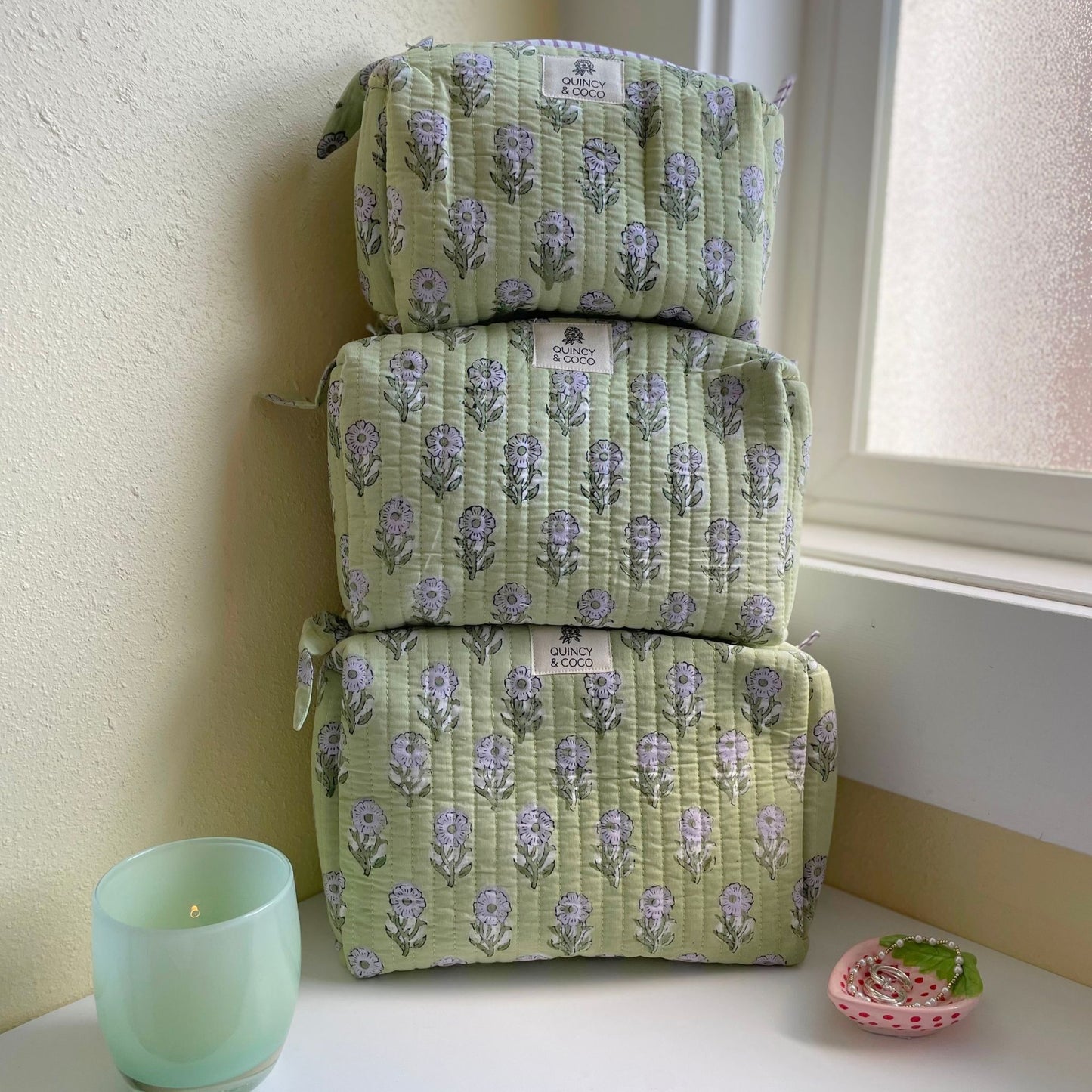 Sage Makeup Bag