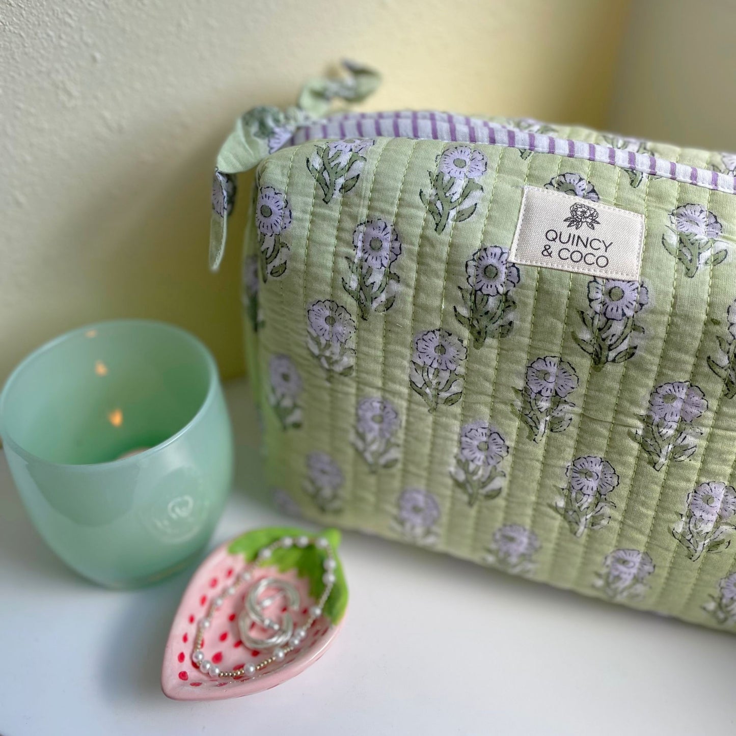 Sage Makeup Bag