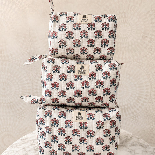 Pansy Makeup Bag