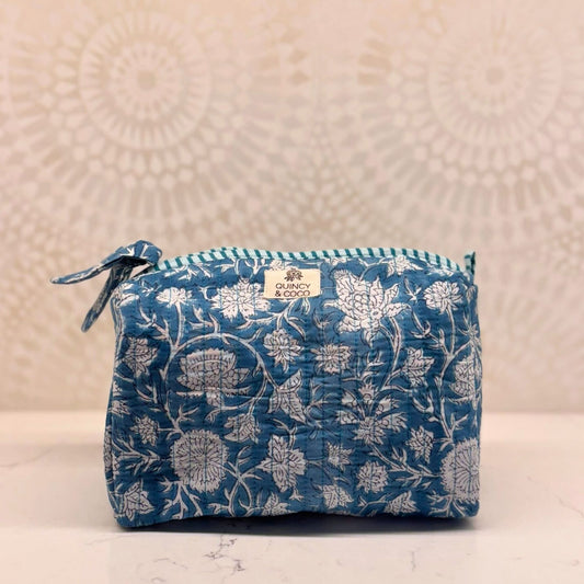 Turquoise Makeup Bag